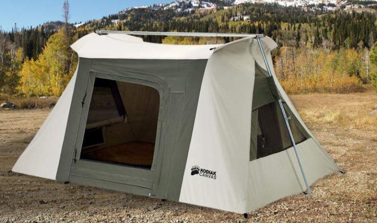 Kodiak Canvas 8.5 x 6 ft Flex Bow 2 Person VX Tent 6086 (4-Season ...