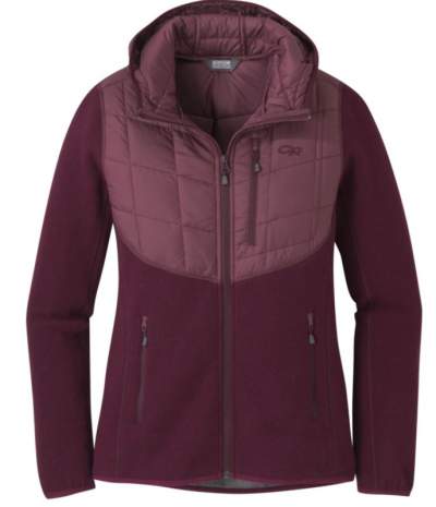 Outdoor Research Women's Vashon Hybrid Full Zip.