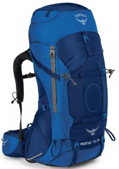 Osprey Aether pack front view.