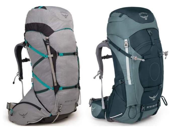 Osprey Ariel Pro 65 vs Osprey Ariel AG 65 - What's the Difference