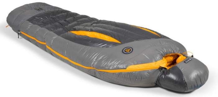 NEMO Sonic -20 Degree Sleeping Bag top view.