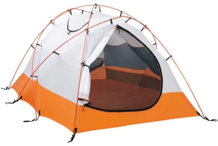 The High Camp 2 tent shown without the fly.