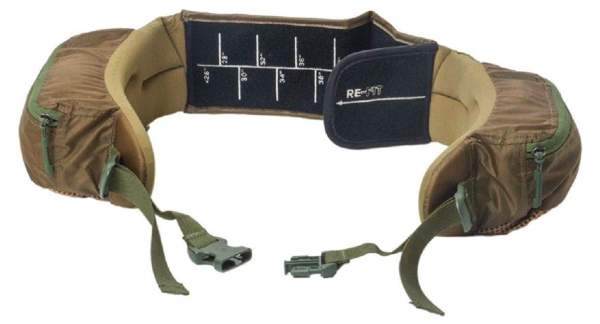 Granite Gear Blaze 60 pack's adjustable hip belt length.