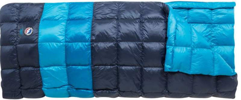 This is how it looks as a single sleeping bag.