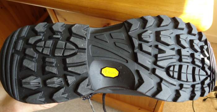 VIBRAM EVO outsole.