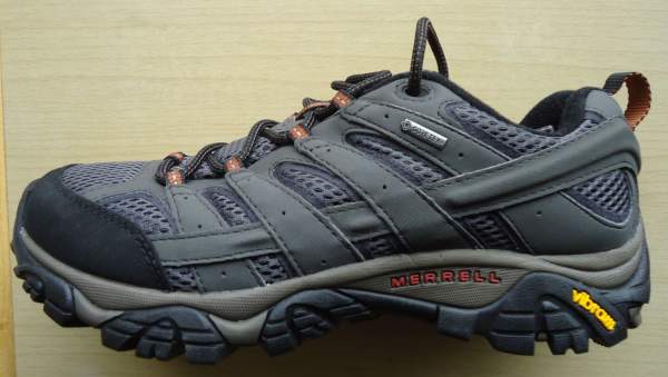 Merrell men Moab 2 waterproof hiking shoe.
