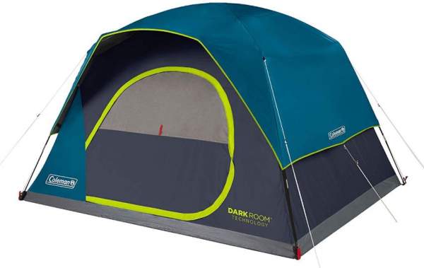 Coleman Dark Room Skydome Camping Tent 4 Person.