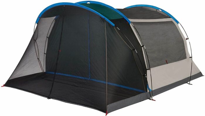 The tent shown without the fly - front view.