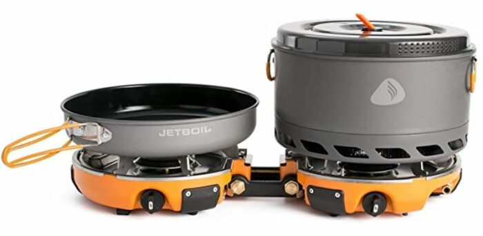 Jetboil Genesis Basecamp Camping Cooking System.