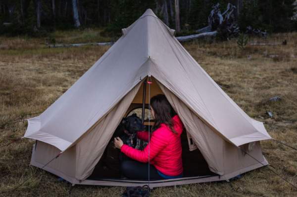 WHITEDUCK Mini Regatta Canvas Bell Tent.