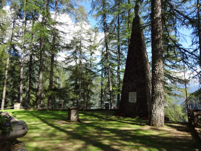 The cemetery of soldiers from WWI.