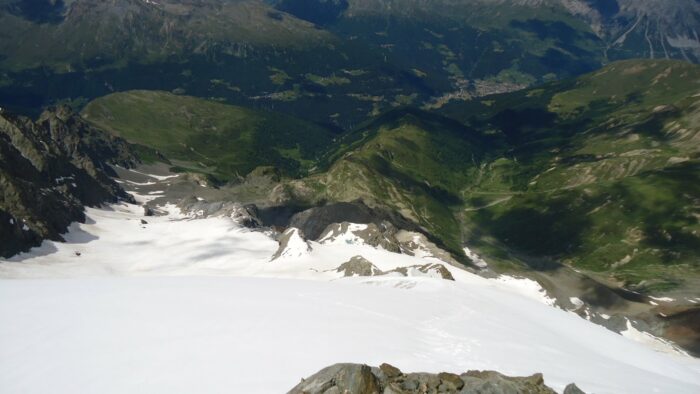 The north side of Cima di Piazzi, summit view.