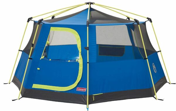 Coleman Octago tent shown without fly.