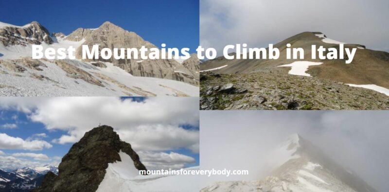 Best Mountains to Climb in Italy