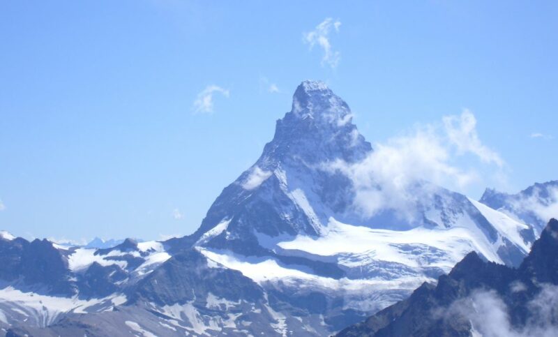 Matterehorn as seen from Platthorn.