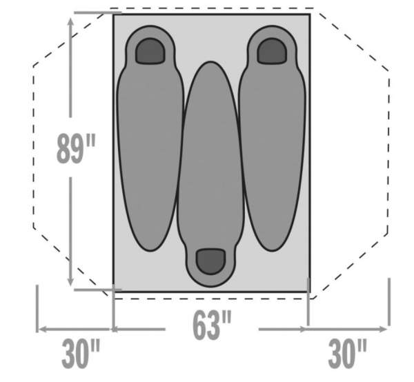 The floor plan.