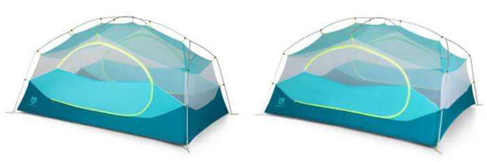 Nemo Aurora 2 and Aurora 3 tents.