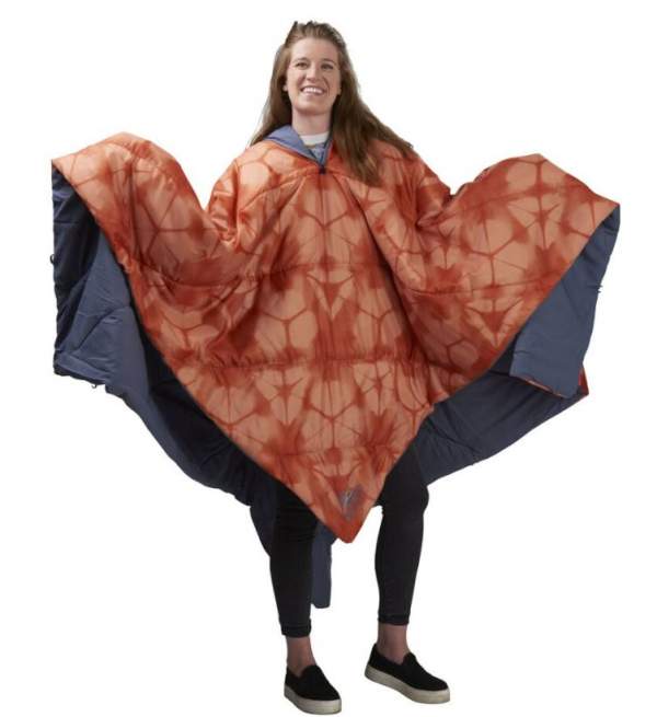 This is the main use of this product, as a poncho.