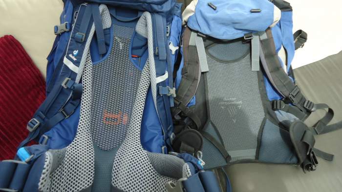 My 18 years old Deuter Futura on the right.