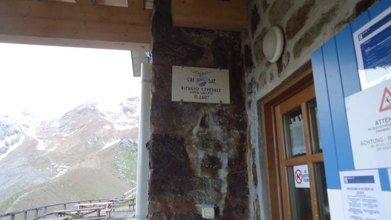 At Rifugio Cevedale Guido Larcher. 