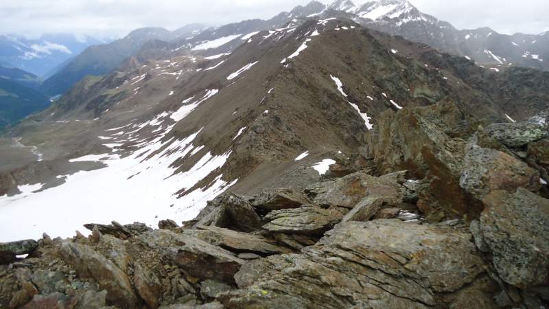 Above Forcola pass (3032 m).