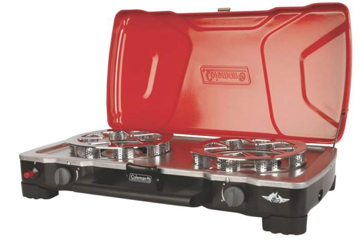 Coleman Hyperflame Fyresergeant 2 Burner 3-IN-1 Propane Stove.