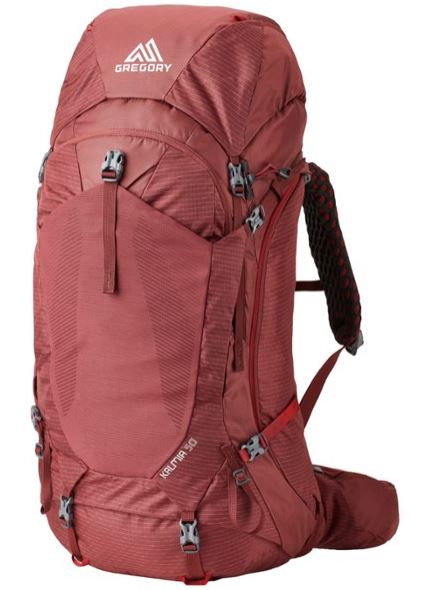 Gregory Kalmia 50 Backpack for Women front view.