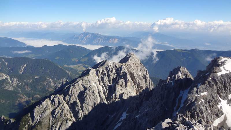Spik as seen from the summit of Skrlatica.