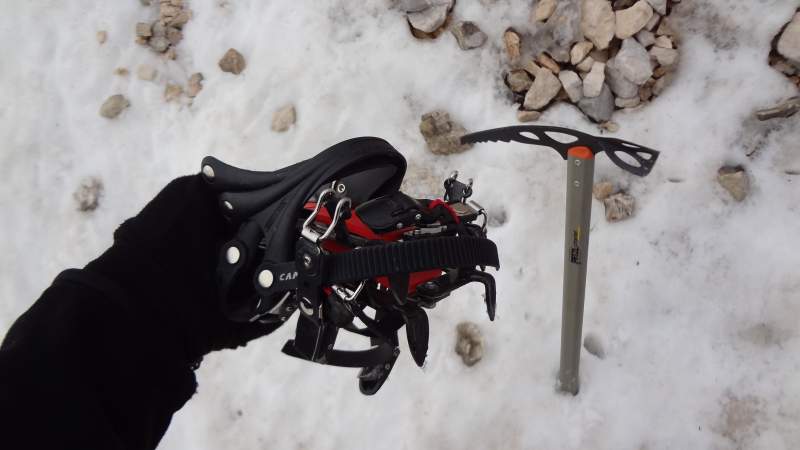 My Camp Frost crampons.