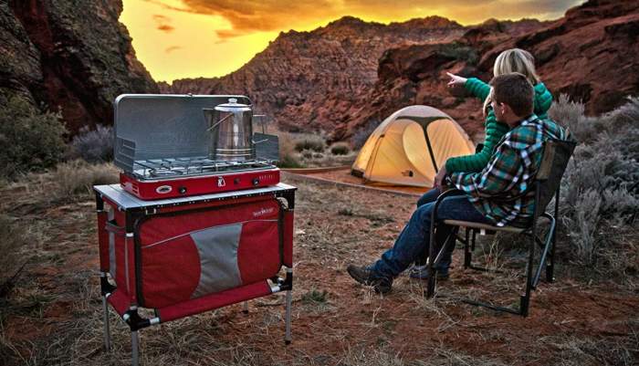 Camp Chef Everest 2 Burner Camping Stove Review Impressive Power