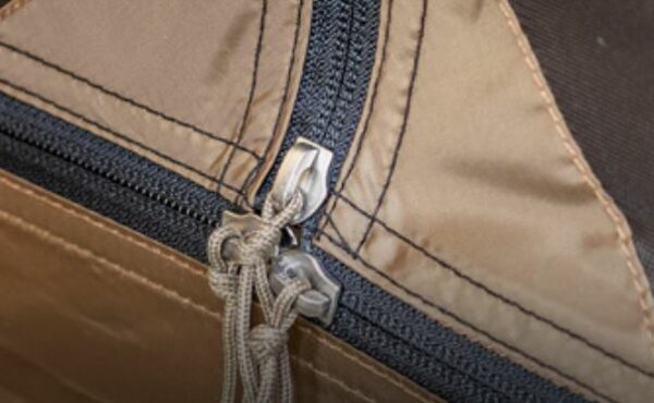 YKK zippers.