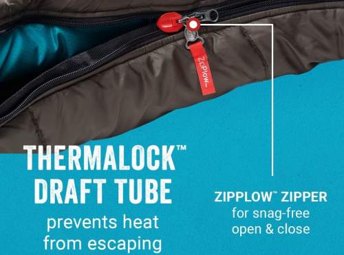 Zipper details.