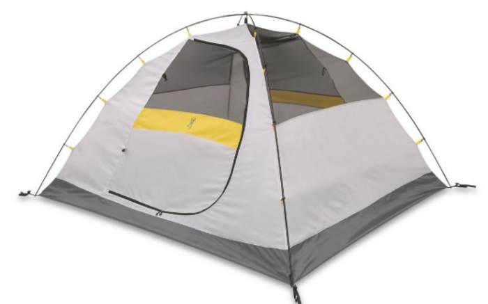 Echo 4-Person Tent shown without the fly.
