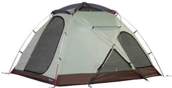 Snow Peak Land Breeze Pro 3 Tent without the fly.