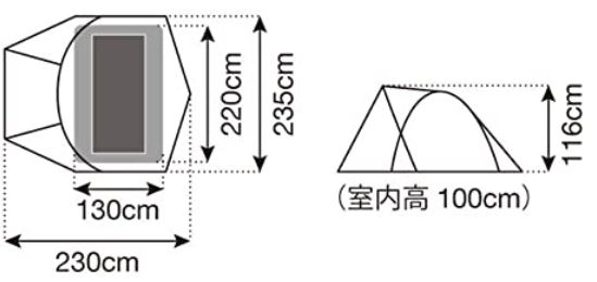 The floor plan and dimensions.