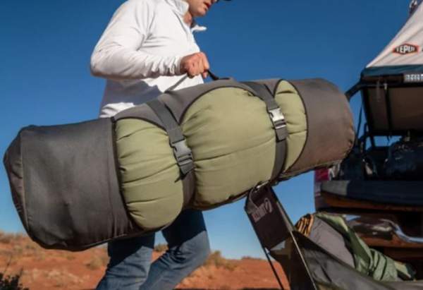 Very bulky and heavy sleeping bag.