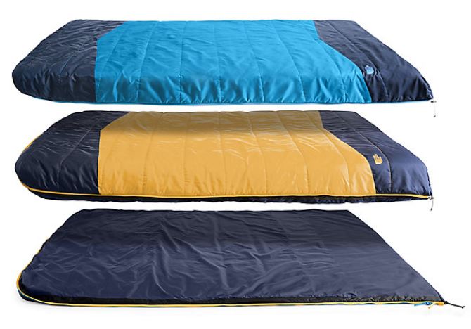 north face sleeping bag with mattress inside