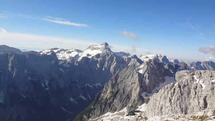 Triglav as seen from the summit of Skrlatica.