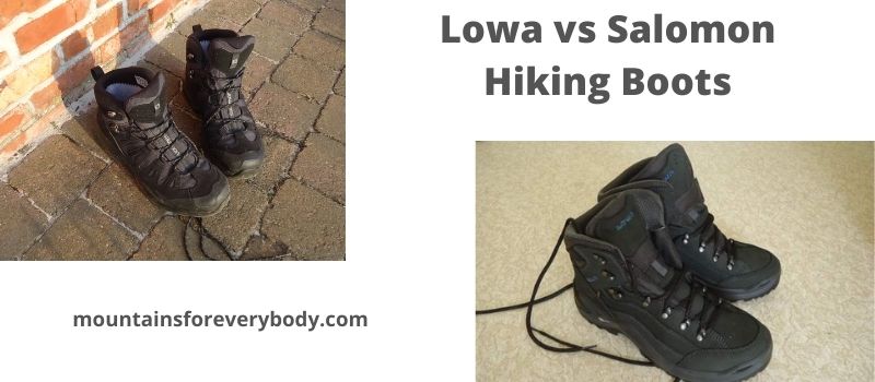 emotioneel Garderobe Voldoen Lowa vs Salomon Hiking Boots | Mountains For Everybody