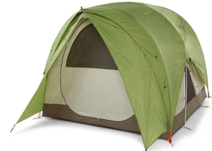 REI Co-op Wonderland 4 Tent with fly on.