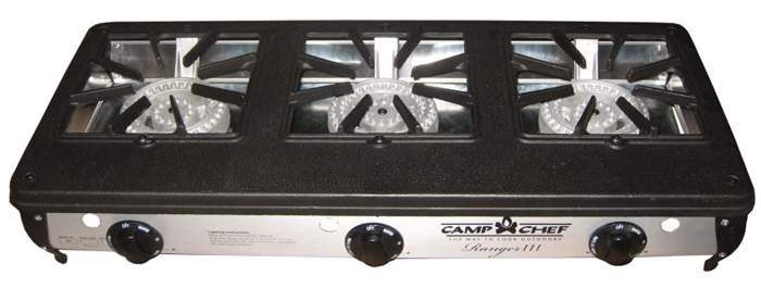 Camp Chef Ranger III Table Top Stove.