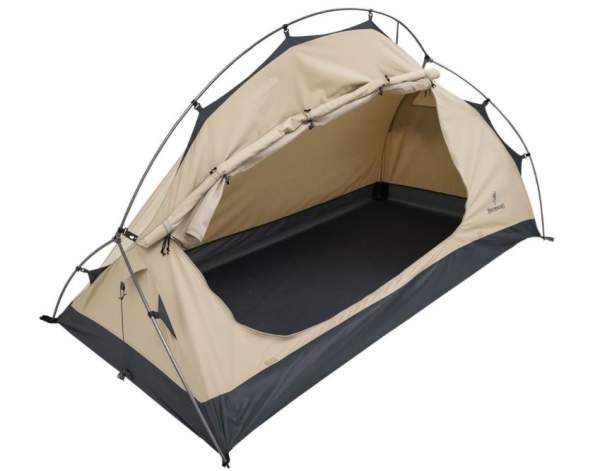 Bathtub floor in Browning Camping Talon 1 Person Tent.