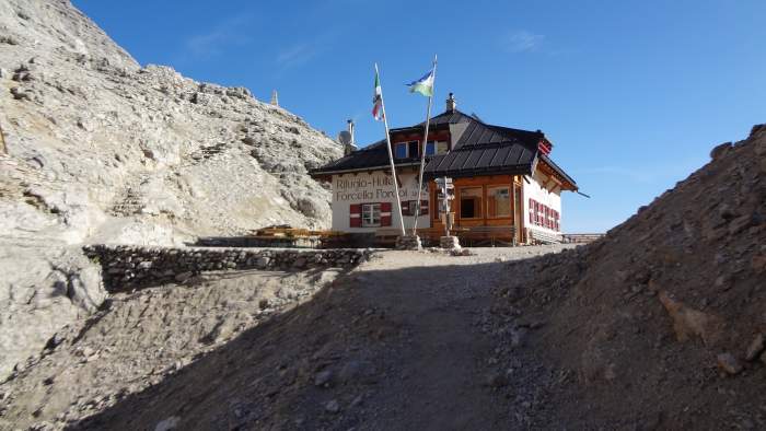 Rifugio Forcella Pordoi.