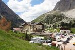 Falzarego Pass Italy Dolomites.