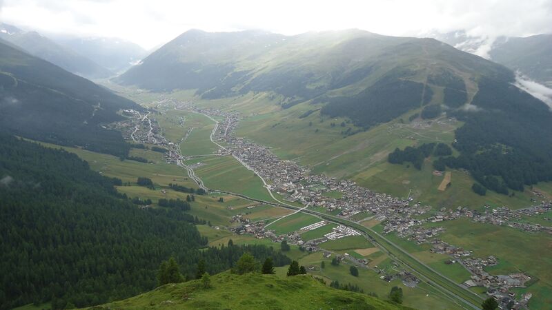 Livigno valley.