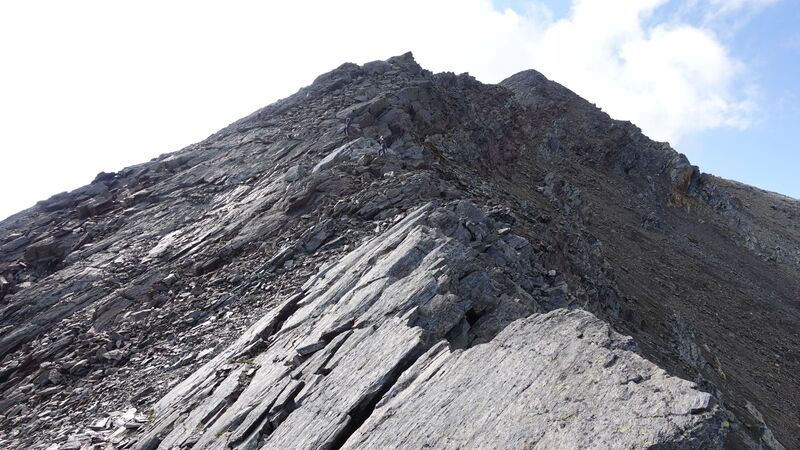 Final summit ridge.