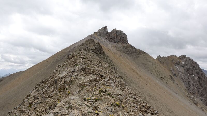 Punta Cassana ridge.