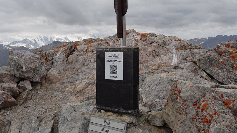 Punta Cassana summit, but see the name on the cross.