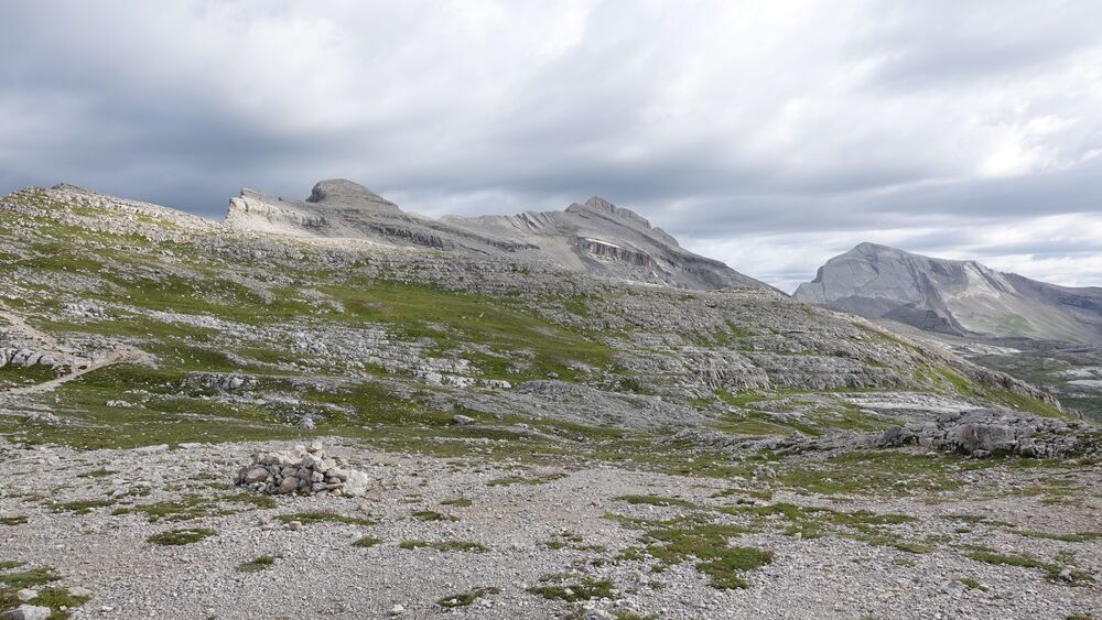 The three peaks from Fanes plateau.