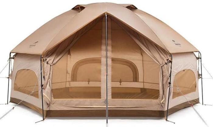 Naturehike MG Hexagonal Yurt Camping Tent front view.